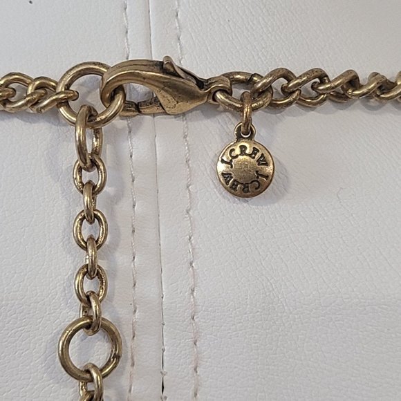 J Crew Crystal Rhinestone Statement Necklace Pastel Shades - Picture 5 of 8